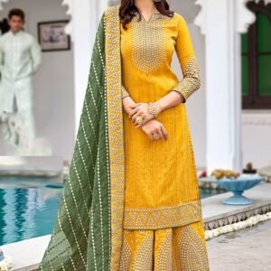 Yellow Palazzo Suit